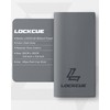 LOCKCUE Microfibre Towel 12"x12" Charcoal Grey