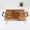Crapyt 4 PCS Handles for Trays Serving Tray Handles Box