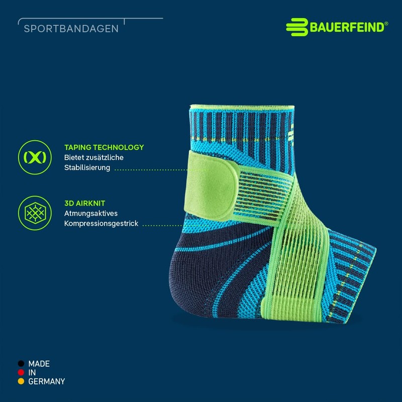 BAUERFEIND Ankle Support 1 Unisex Ankle Brace for Sports