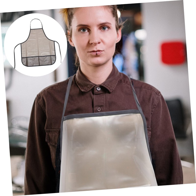 IWOWHERO Hairdressing Cape for Stylists Oilproof Apron with Pocket Design