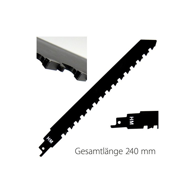 HM Reciprocating Saw Blade for Aerated Concrete 240 mm Z