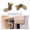 sourcing map Shelf Support Peg,5mm/2" L-Shaped Support, Furniture Cabinet Closet