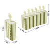 WUBAYI 6 Cell Ice Lolly Moulds,Healthy Refreshing Fruit Treat Maker