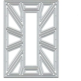 Rectangle Grid Frame Metal Cutting Dies, Rectangle Grid Frame Cutting Dies Embossing Stencils DIY Craft Cards Cutting Dies Cuts for DIY Embossing Card Making Photo Scrapbooking