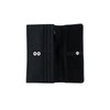 H.I.S Wallet with Flap Black, black, Elegant