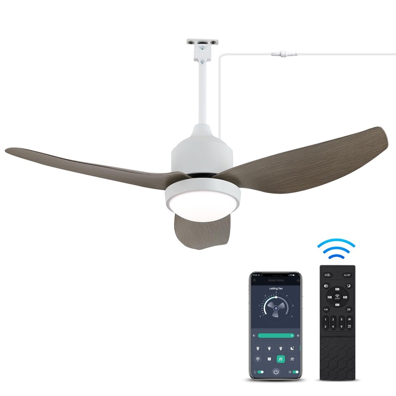 BZX Waterproof Outdoor Ceiling-Fan with Light - 42" Modern Ceiling