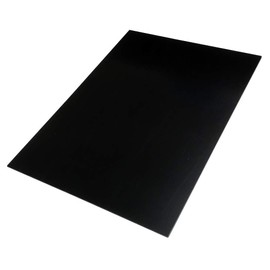 YJB PARTS Board Material for Pickguard 11.8 x 8.7 inches (300 x 220 mm), Made in Japan (Black 3P)