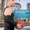 HAIYUE Padded Arm Sleeves Elbow Forearm Crashproof Pads Compression Protection