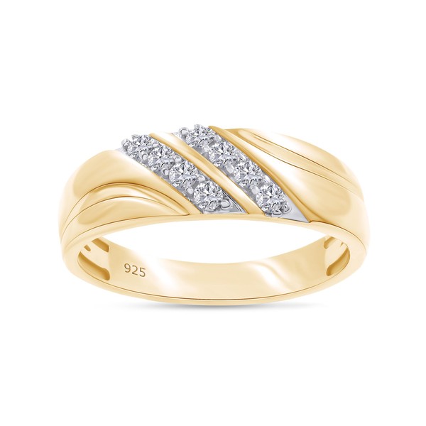 SAVEARTH DIAMONDS 1/4 ct. t.w Round Cut Lab Created Moissanite