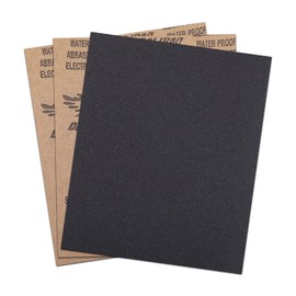 Utoolmart 1000 Grits Sanding Sheets Wet Dry Silicon Carbide Sandpaper for Wood Furniture Metal Automotive Polishing 3pcs