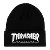 Slasher 064 Men's Knit Cap Beanie, Black, Free size