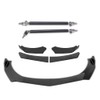 DREAMIZER Universal Front Bumper Lip Strut Rod Spoiler Wing Wide
