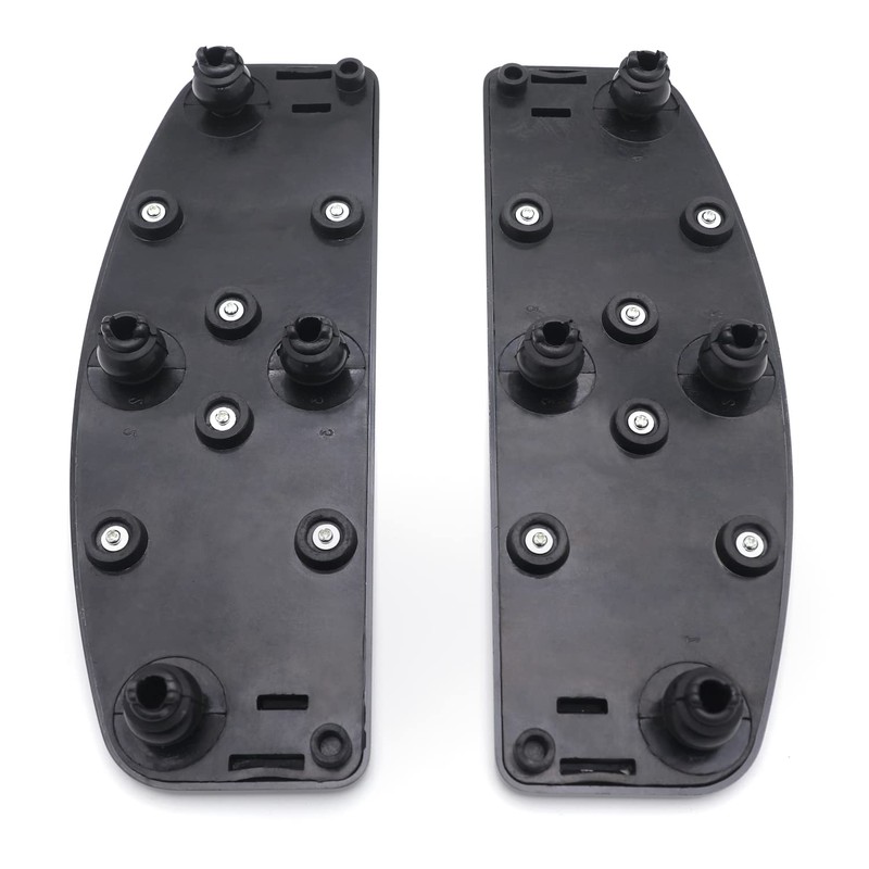 HTTMT- Black Skull Rider Footboard Insert Kit Traditional D Compatible