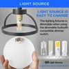 SOLFART Black Bathroom Light Fixture 2 Light Bathroom Vanity Light
