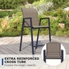 Stabrech Outdoor Bar Stools Set of 2, 44'' Patio Bar