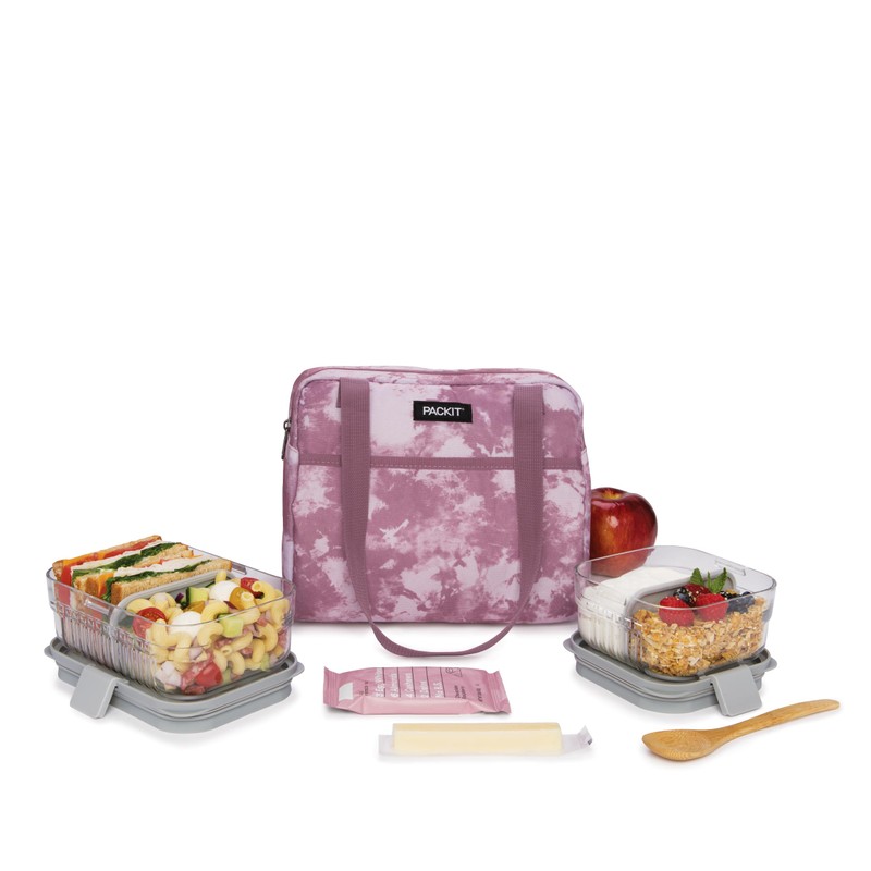 PackIt - Bolsa de almuerzo congelable Hampton, teñido anudado de