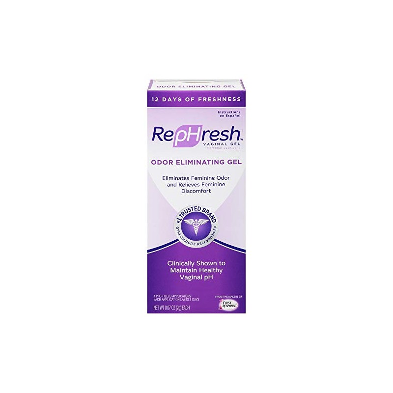 Rephresh Vaginal Gel, 4 Applicators Per Box, 0.07 Ounces Each