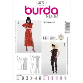 Burda Pattern 2773 Suzi WONG – Oriental Dress and two-piece