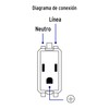 Volteck COA-IB, Contacto sencillo, 2 polos + tierra, línea Italiana,