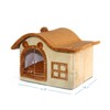 Jiupety Bear Cat House for Cat, Chimney Cat Houses for