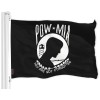G128 Combo Pack: American USA Flag 3x5 Ft & POW
