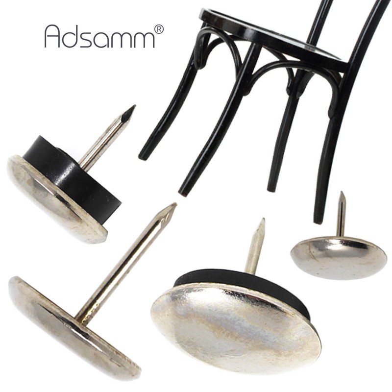Adsamm® 32 x Metal Glides with Buffer and Nail /