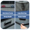 Simple Deluxe Car Trunk Organizer for SUV, Collapsible 2 Compartment