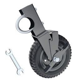 Lygoeege Tube Gate Wheel Under Mount Gate Caster, Prevent the Gate from Sagging and Dragging (8IN with Brake, 450Lbs Load Capacity)