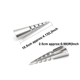 iSavage Portable Manual Lemon Squeezer Citrus Juicer durable stainless steel 4.13(L) x 0.98(W)Inch -YM410