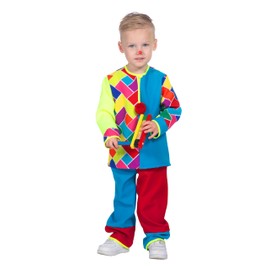WILBERS & WILBERS 3809 Baby Clown Costume, Two-Piece, Cheerful Clown Costume for Carnival, Theme Parties, 98