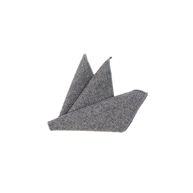 DonDon Men's Pocket Square Handkerchief 23 x 23 cm Cotton