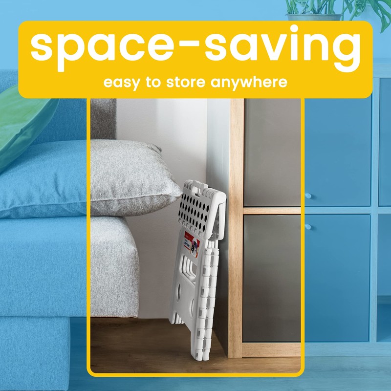 ACSTEP 13 inch Height Premium Heavy Duty Foldable Stool for