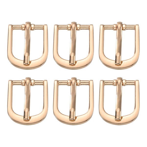 SUIKIHUM 6 Pack Metal Roller Buckles, 0.5" Adjustable Roller Buckle