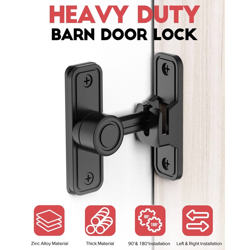Heavy Duty Gate Latches 90 Degree Right Angle Barn Door