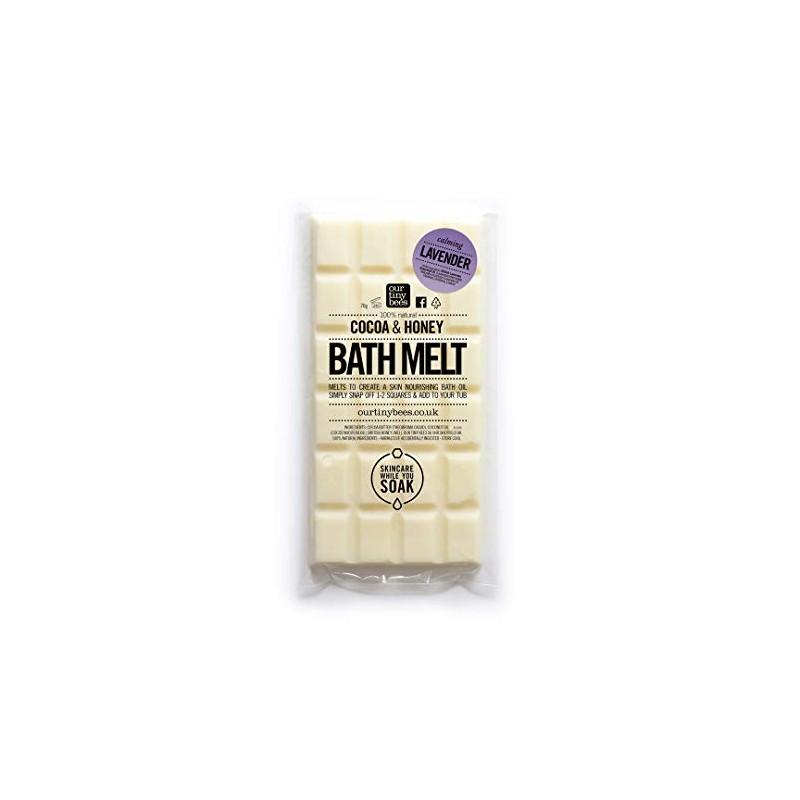 Bath Melt - Bath Oil, 24 uses, Lavender Cocoa &