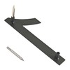 Ywonoby Stainless Steel House Number - RAL 7016 Anthracite Grey