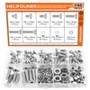 HELIFOUNER 146 Pieces M6 x 8mm /10mm /12mm /16mm /20mm