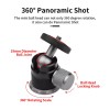 Universal Mini Ball Head Tripod Mount for Camera Smartphone Light