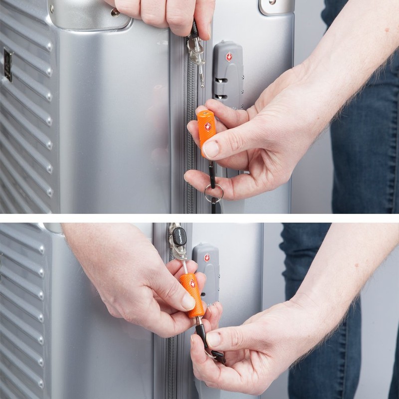 1-Pack TSA Approved Luggage Lock with Keys for Travel |