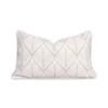 Hofdeco Premium Coastal Patio Indoor Outdoor Lumbar Pillow Cover Only,