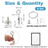 PATIKIL 4 Pcs Adjustable Picture Hanging Wire Kit, 2m/6.6ft Fit