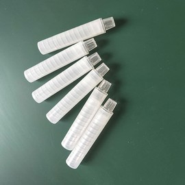 Maybenice 1pc Clear Chalk Pen Holder Adjustable Chalk Protector Diameter 0.59'' Washable Reusable For School Classroom Office