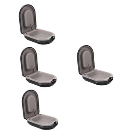 Healeved 4pcs Portable Hearing Aid Pouch Compact Case for Hearing Aids and Easy to Carry for Travel
