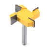 DingGreat 8 mm Shank CNC Spoilboard Surface Milling Cutter Bit,