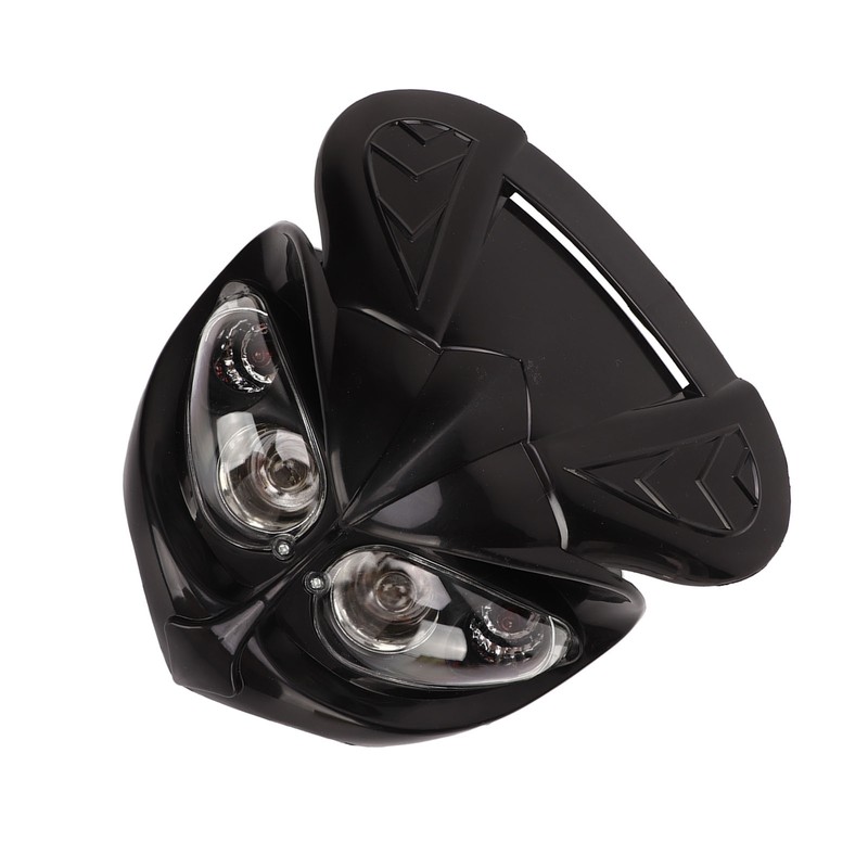 Motorcycle Fairing Head Lamp 12V Dual Headlight High Low Beam