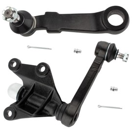 WEDOAUTO 2Pcs Front Steering Idler and Pitman Arm Kit Fit For Toyota 4Runner 1986-1995, For T100 1993-1998, For Pickup 1986-1995 4WD Replace# K9422 K9424