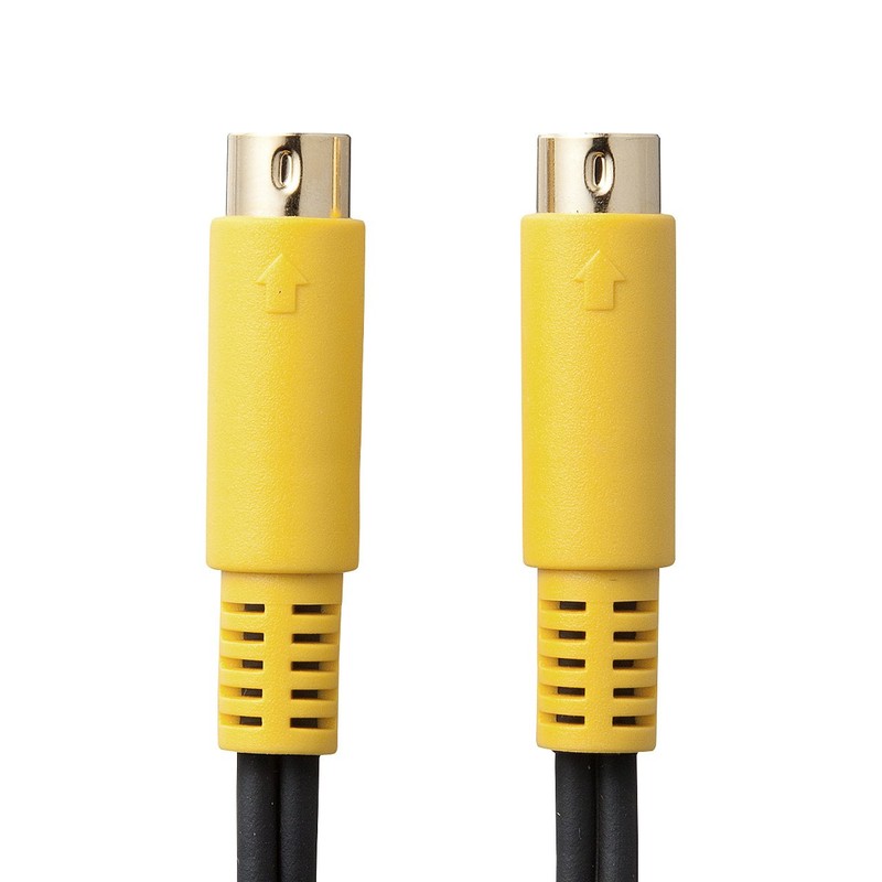 sanwasapurai Small Connector Video Cable 1 m Black KM –