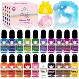 Silicone Pigment Dye 20-Color Taba Squishy Kit Mold Making
