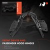 A-Premium Front Driver and Passenger Hood Hinges Compatible with Volkswagen