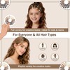 50 PCS Small Snap Hair Clips, Non Slip Metal Small